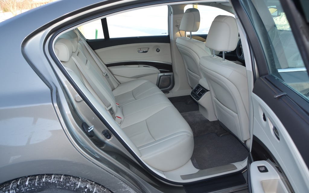 Even the rear seats are comfortable.