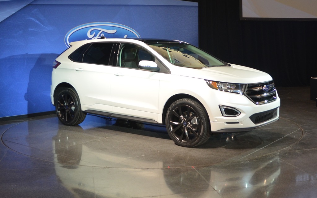 Le Ford Edge Sport 2015 lors d'une présentation spéciale chez Ford