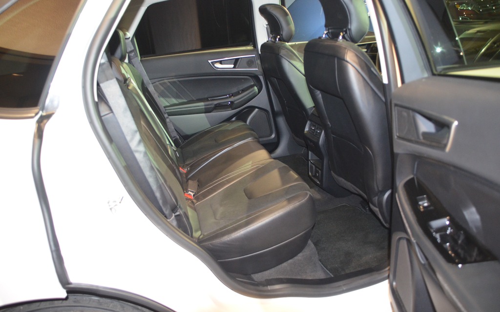 Back-seat passengers will enjoy more legroom in the 2015 model.