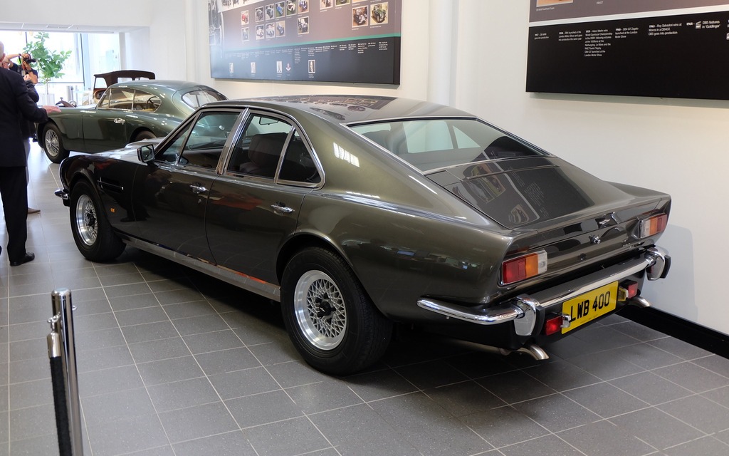 A rare Aston Martin V8 Serie 1, the grandfather of the Rapide!