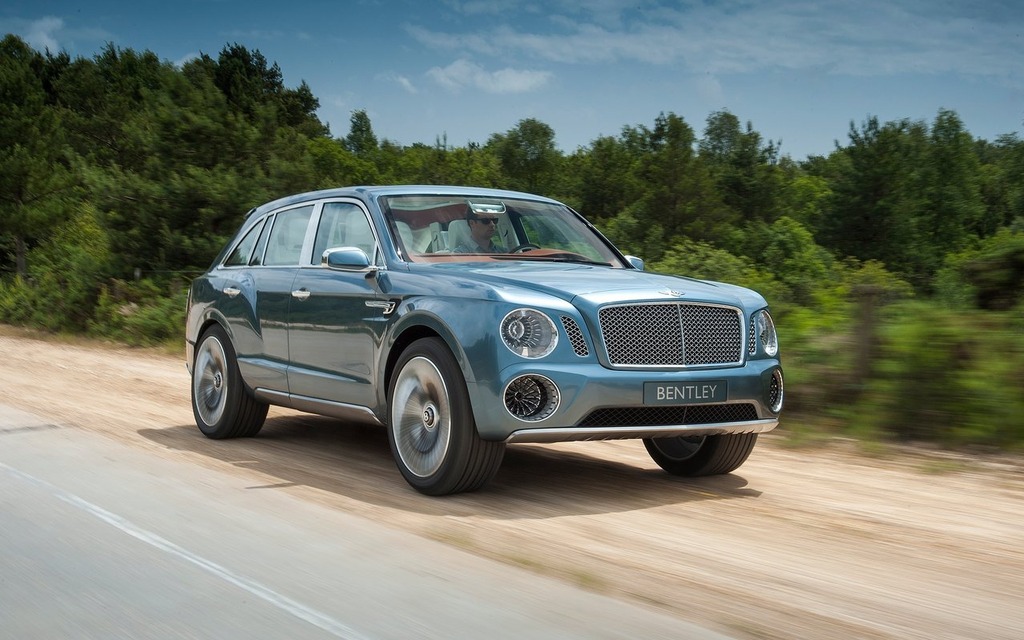 Bentley announce their first SUV with the EXP 9F concept in 2012.