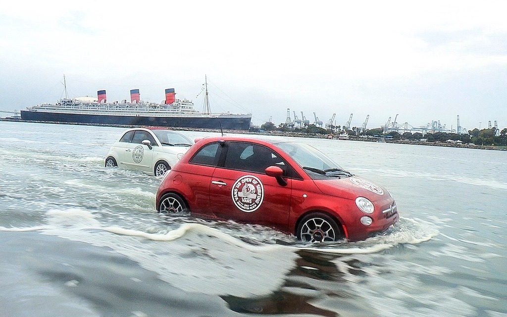 10: Amphibious Fiat 500