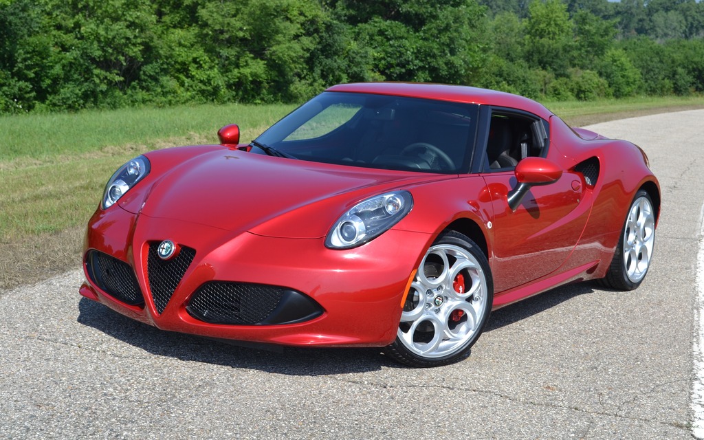 The Alfa Romeo 4C is a mid-engine sports coupe.