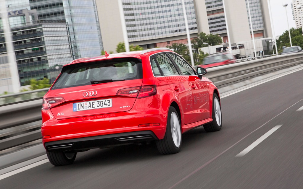 The Audi A3 e-tron only comes as a hatchback.