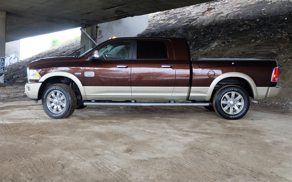 The Ram 2500 is long. LOOOONG!