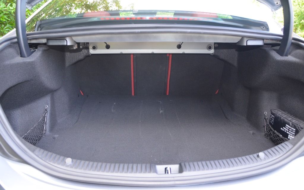 The fifth generation’s trunk is a few litres larger than before.