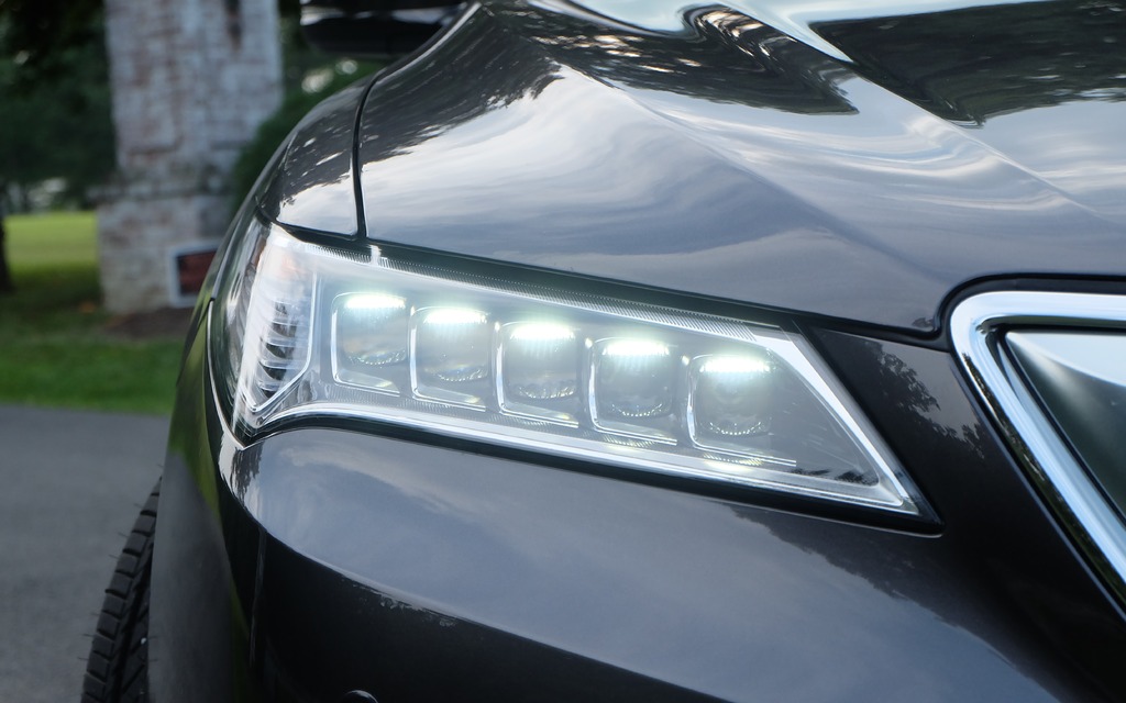 LED headlamps are now Acura’s visual signature.