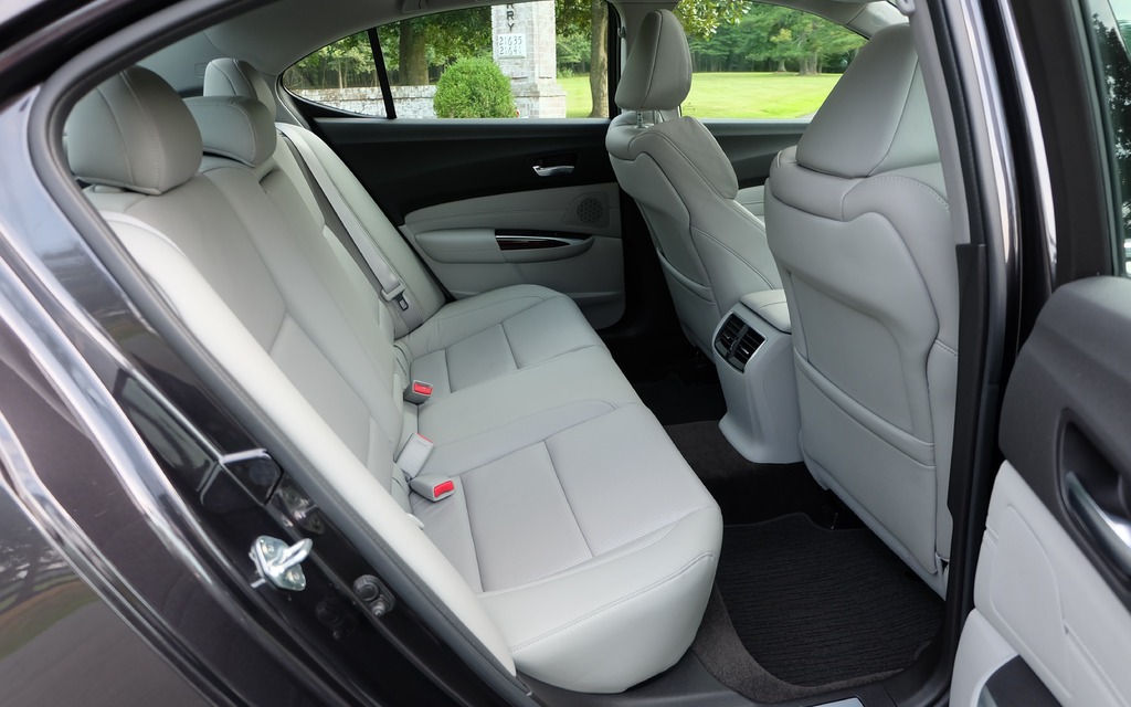 The rear seats are easy to access and comfortable on long rides.