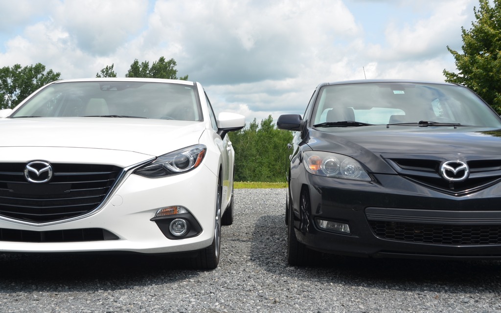 le look de la Mazda3 a su bien évoluer au fil du temps.