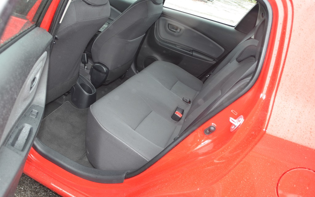 The rear seats are relatively comfortable.
