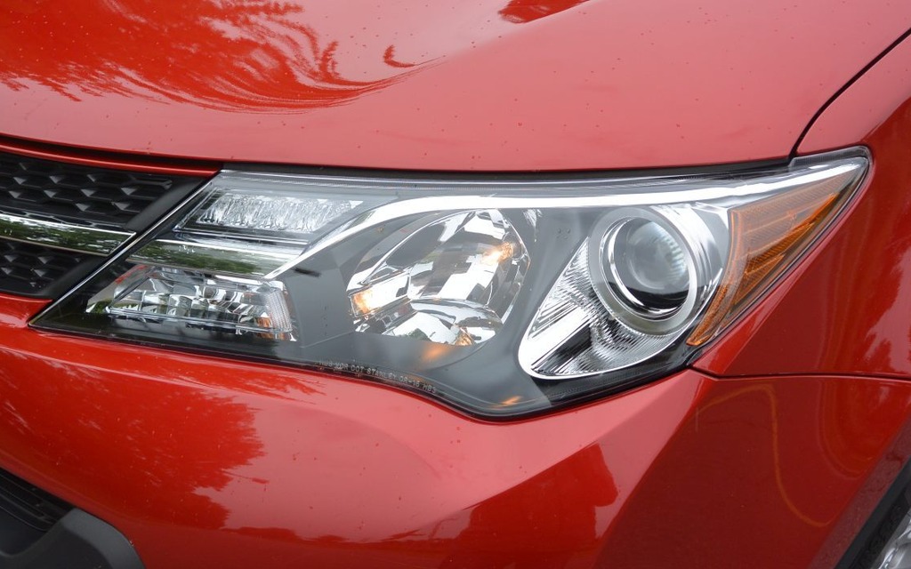 The headlights are more stylish than they used to be.