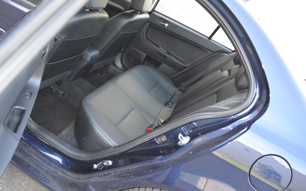 The rear seats are unremarkable.