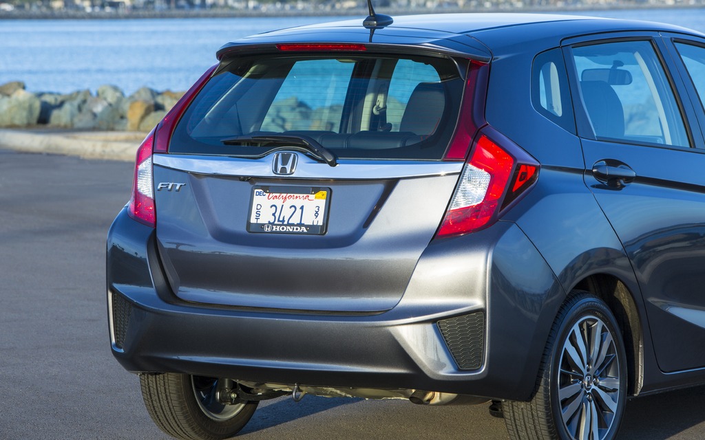 The Fit has Volvo-inspired taillights.