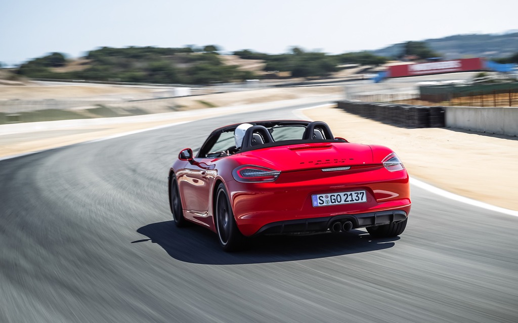 La Boxster GTS sur le circuit