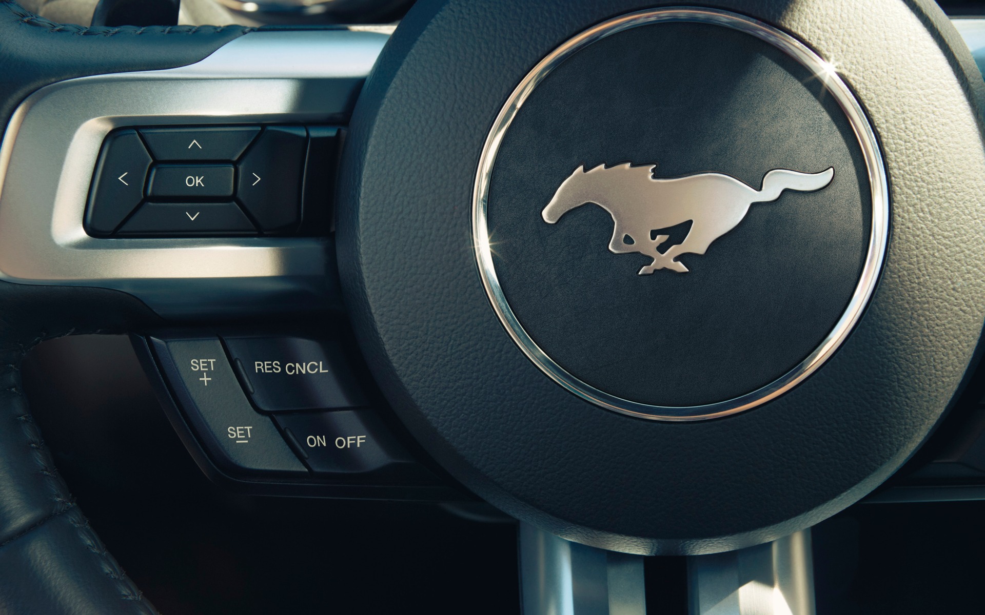2015 Ford Mustang Coupe - Mulitifunction steering wheel