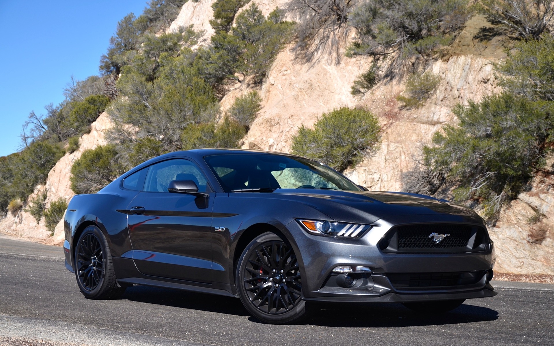 2015 Ford Mustang GT Coupe - On Angeles Crest Highway near Los Angeles