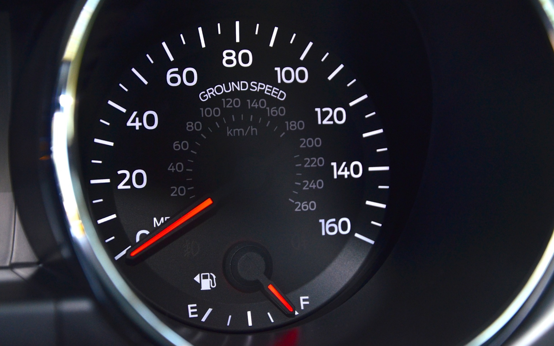 2015 Ford Mustang Coupe - "Ground Speed" speedometer