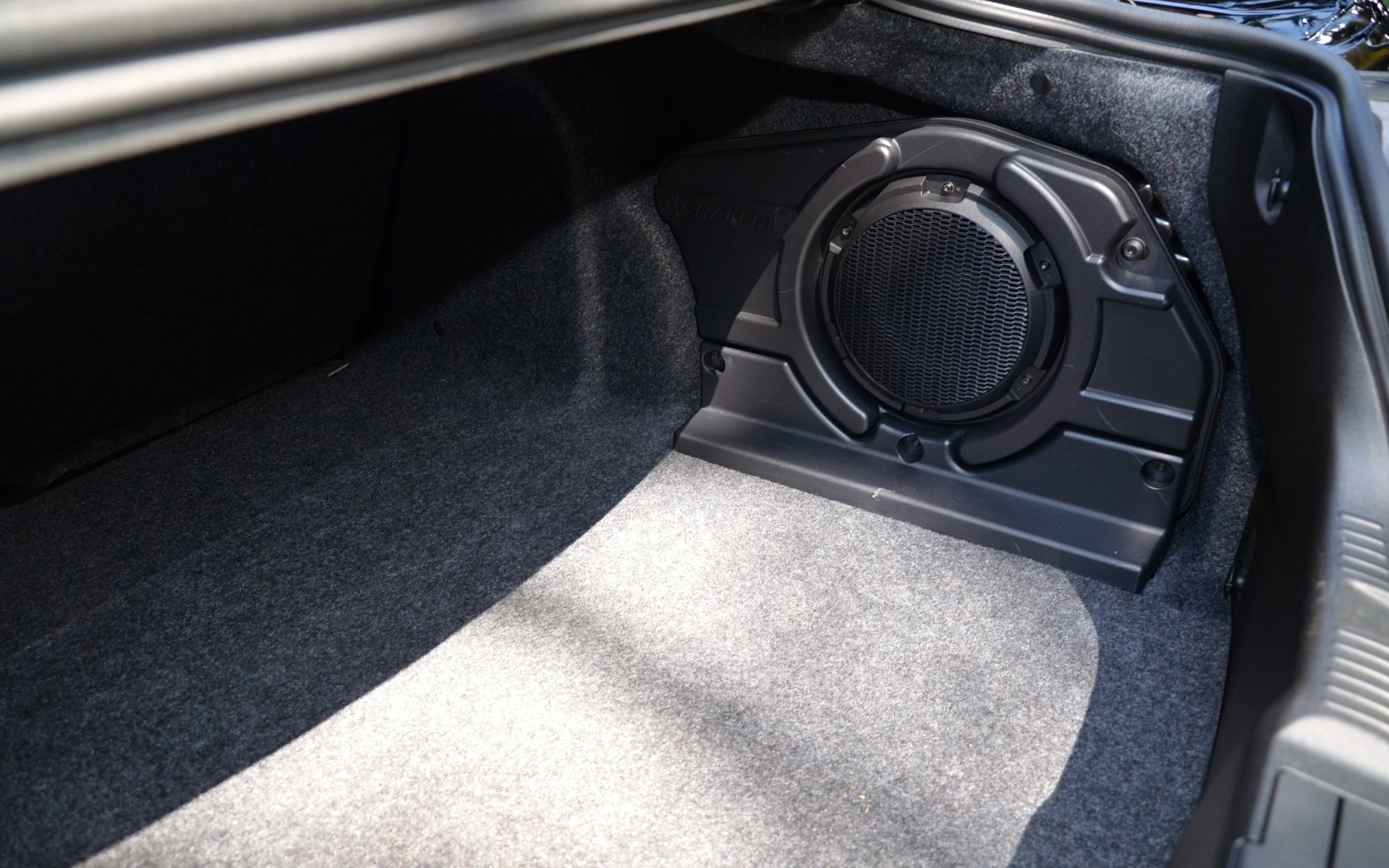 2015 Ford Mustang Coupe - Shaker Pro audio system subwoofer