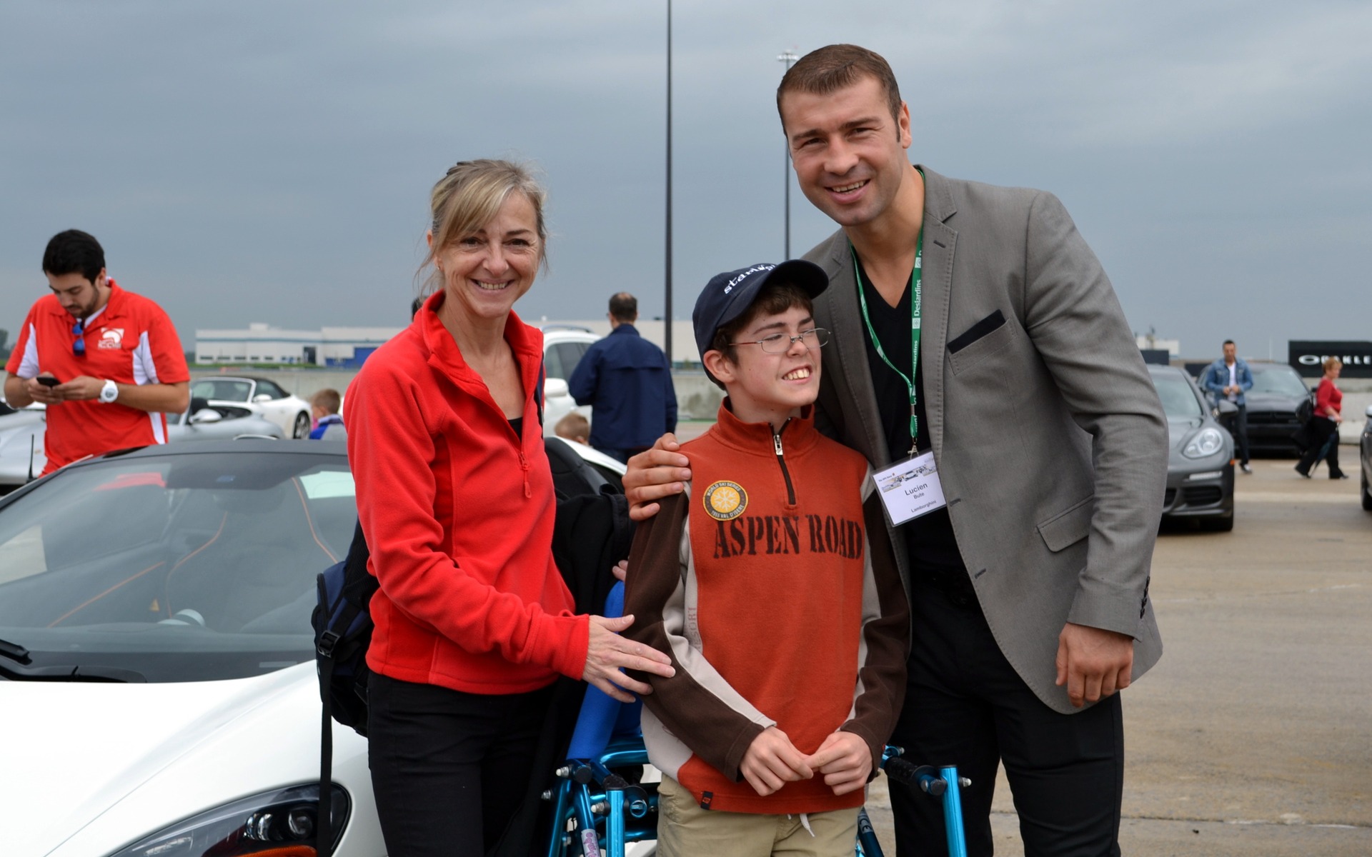 Lucian Bute était l'un des invités d'honneur