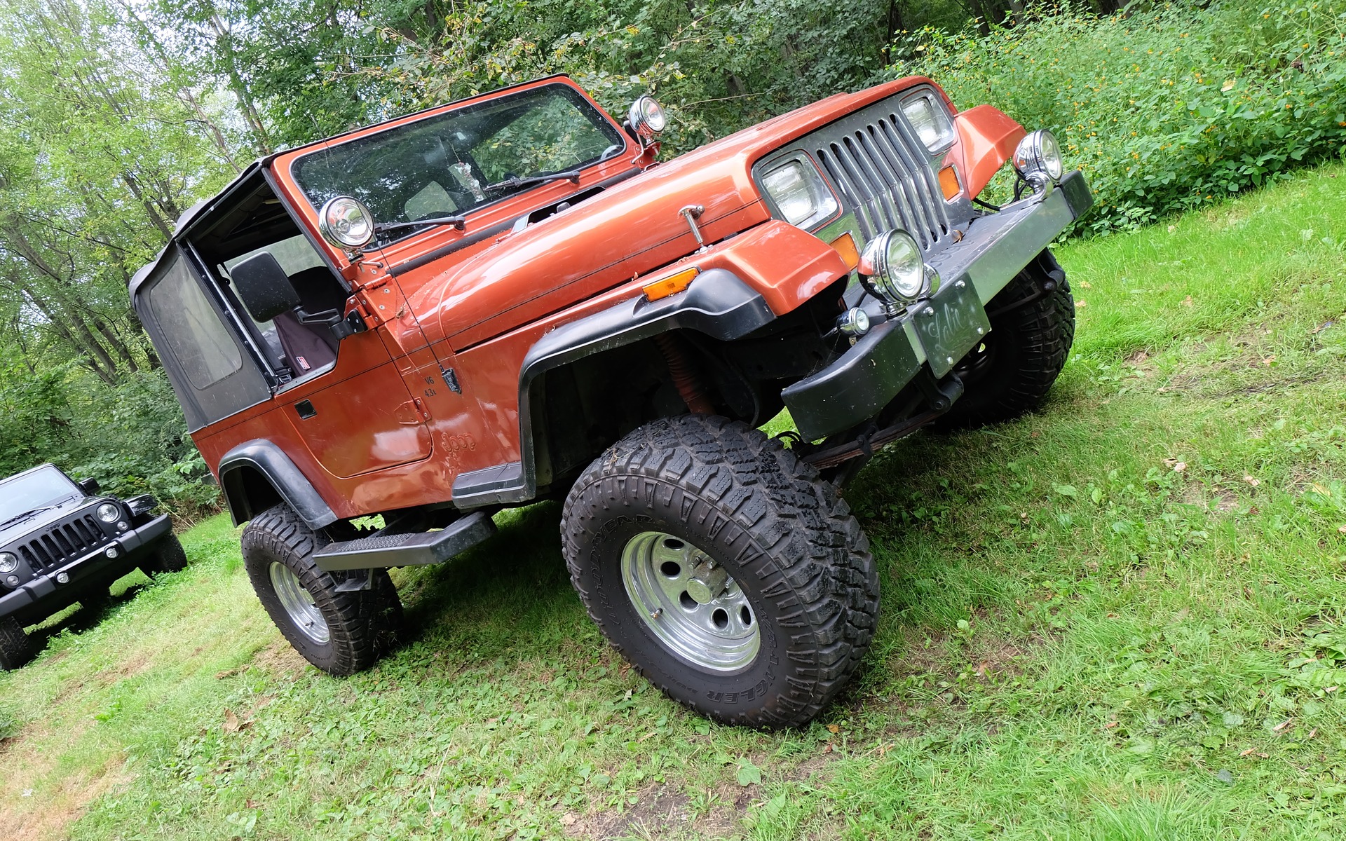 This YJ is 6 inches higher than it was when it left the factory.