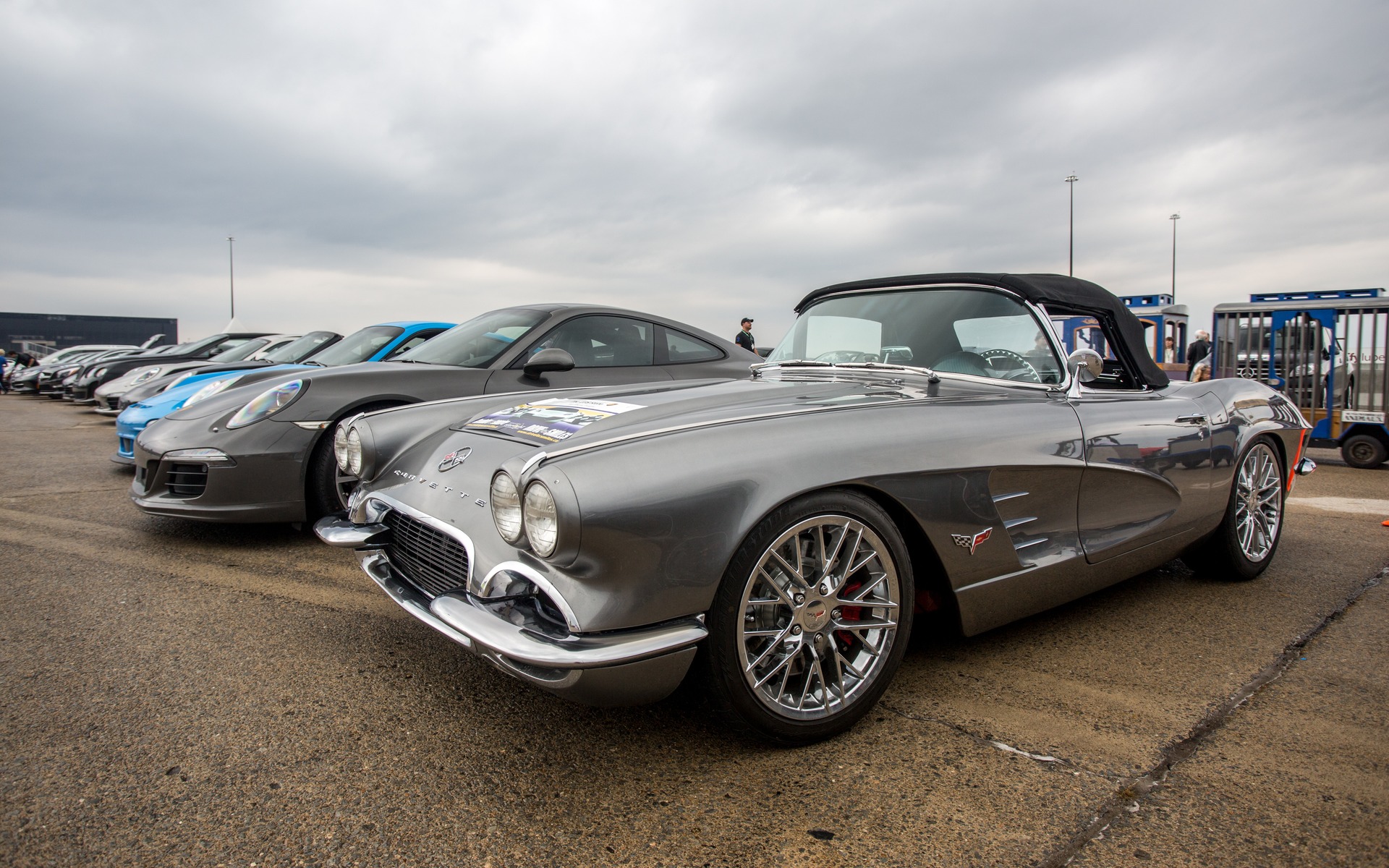 A sweet classic Corvette.