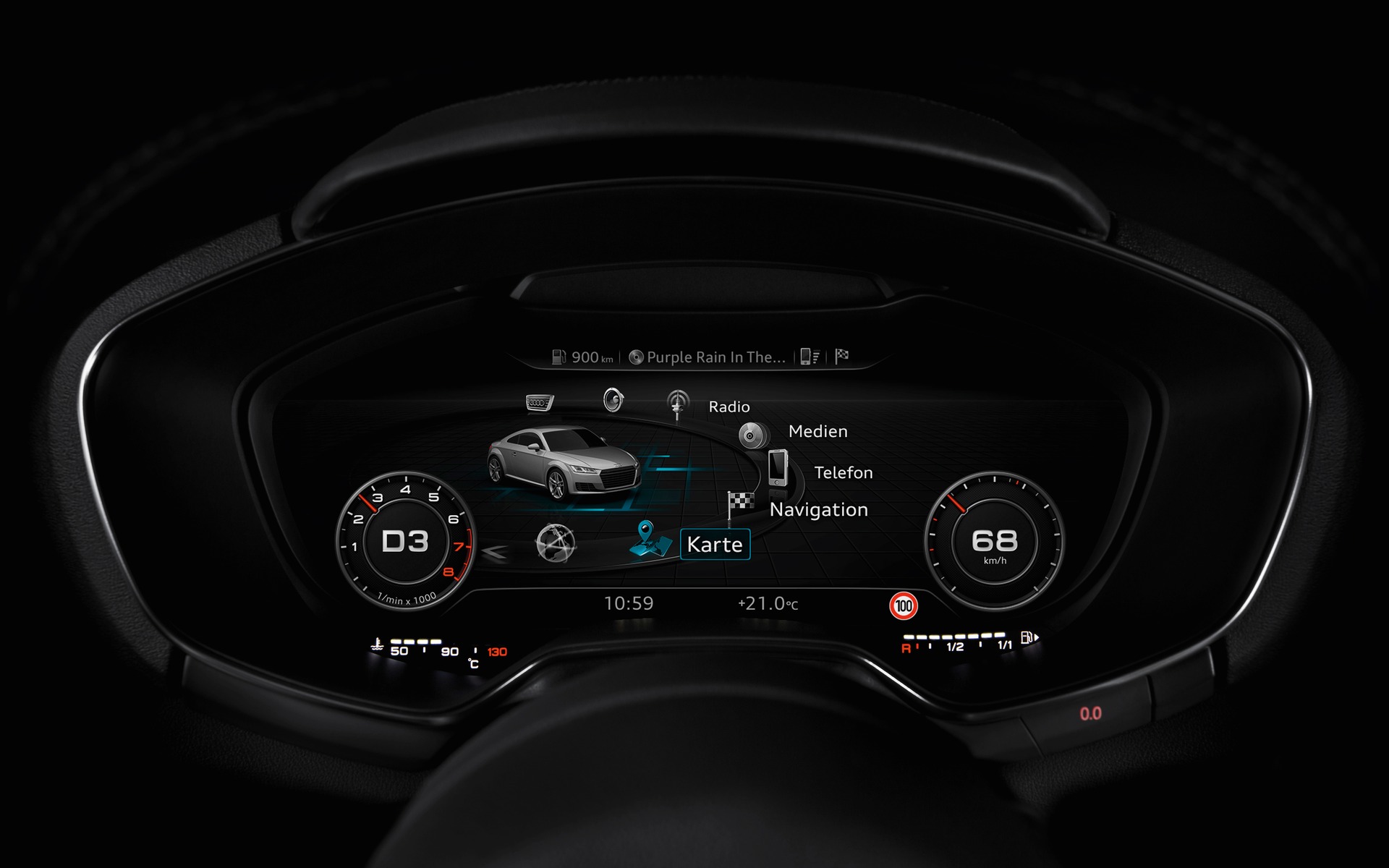 Cockpit virtuel Audi - 