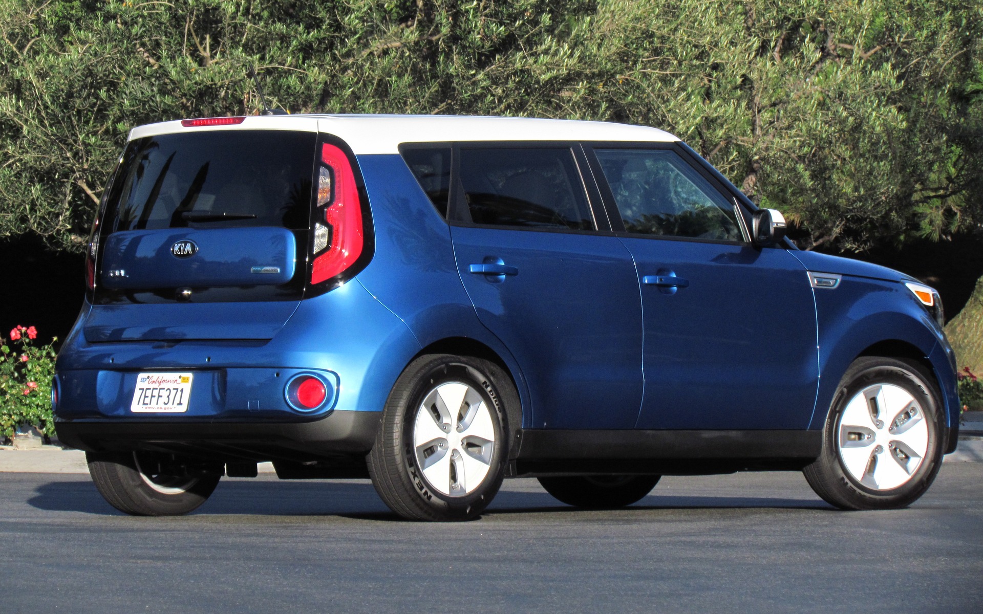 The Soul EV is boxy but cute.
