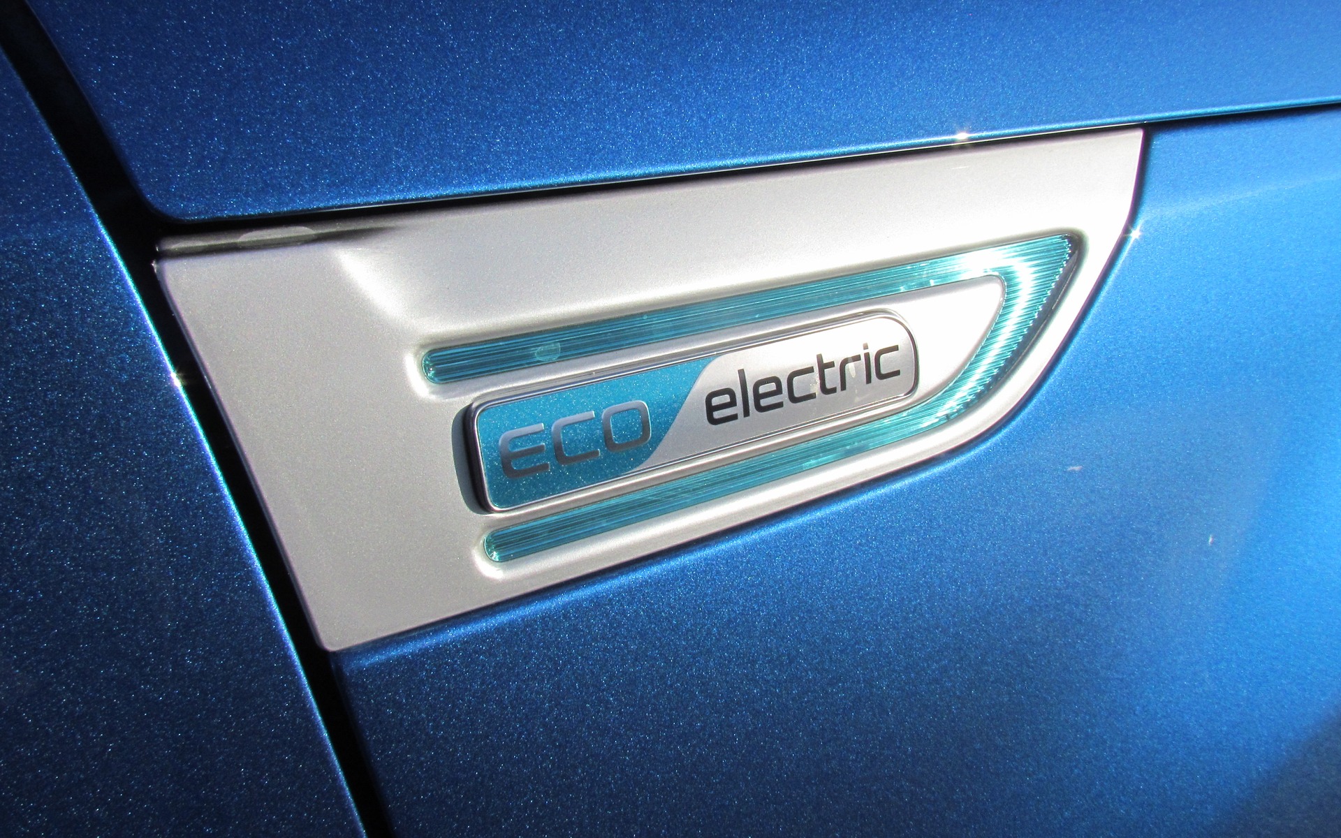 Unique badging distinguishes the EV from the regular Soul.