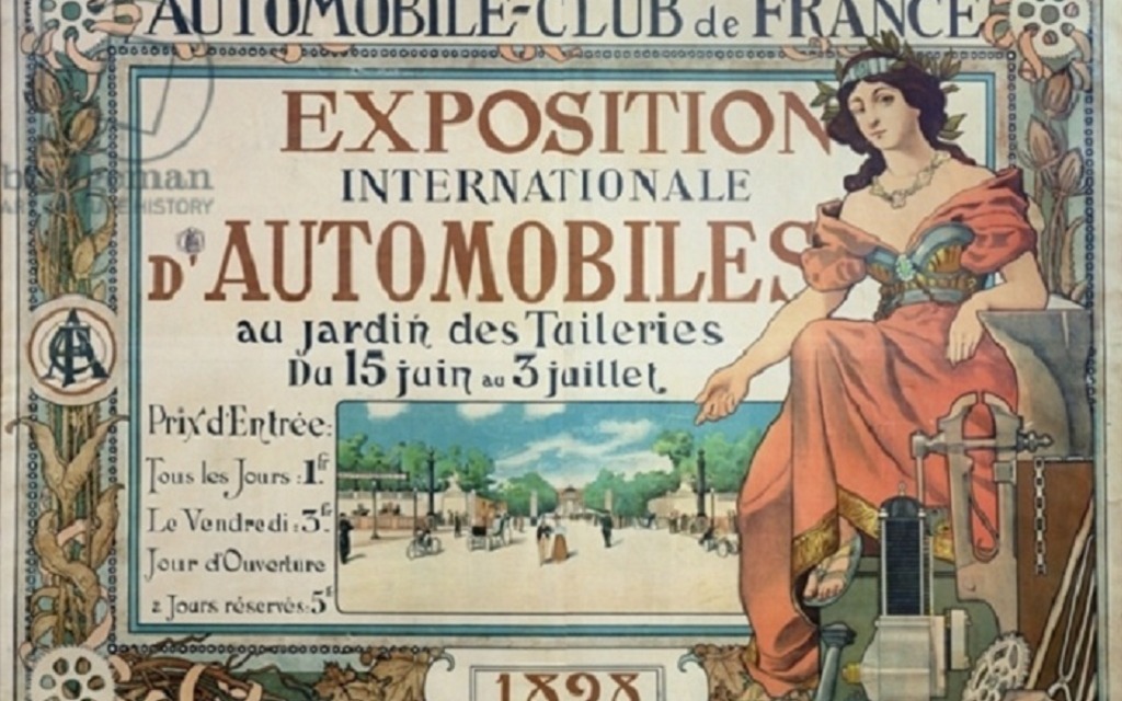 The first auto show poster.