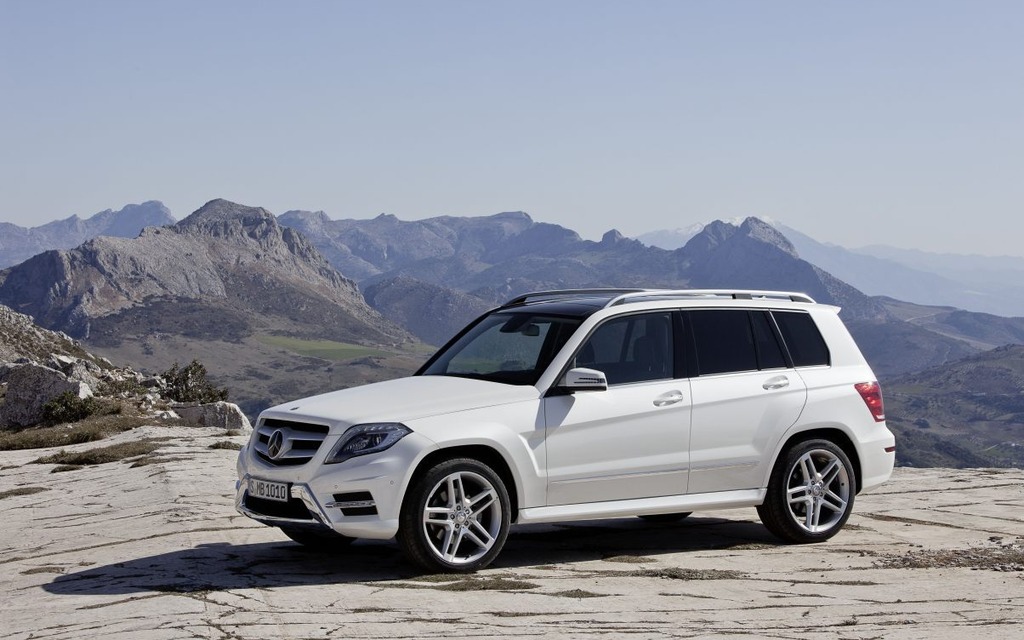The GLK inherited the same square lines as the GL-Class.