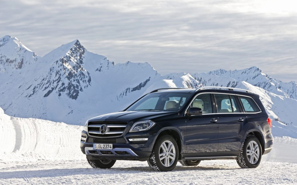 The head of the Mercedes-Benz family is the hefty GL-Class.