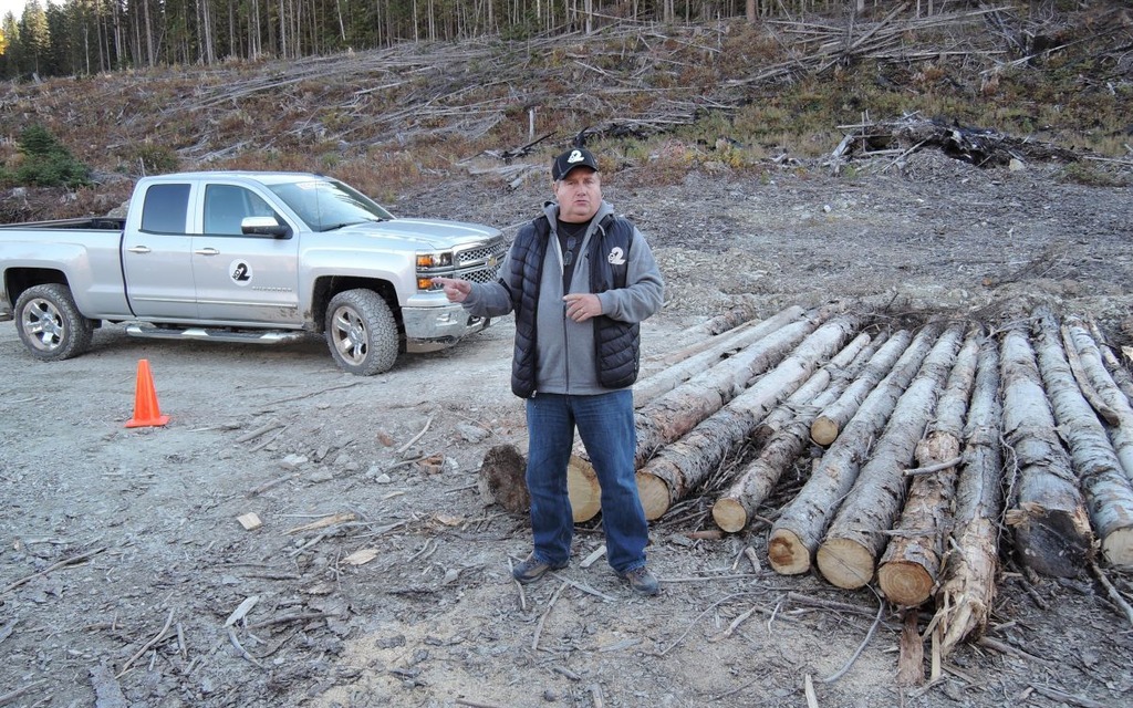 L'obstacle des billes de bois.