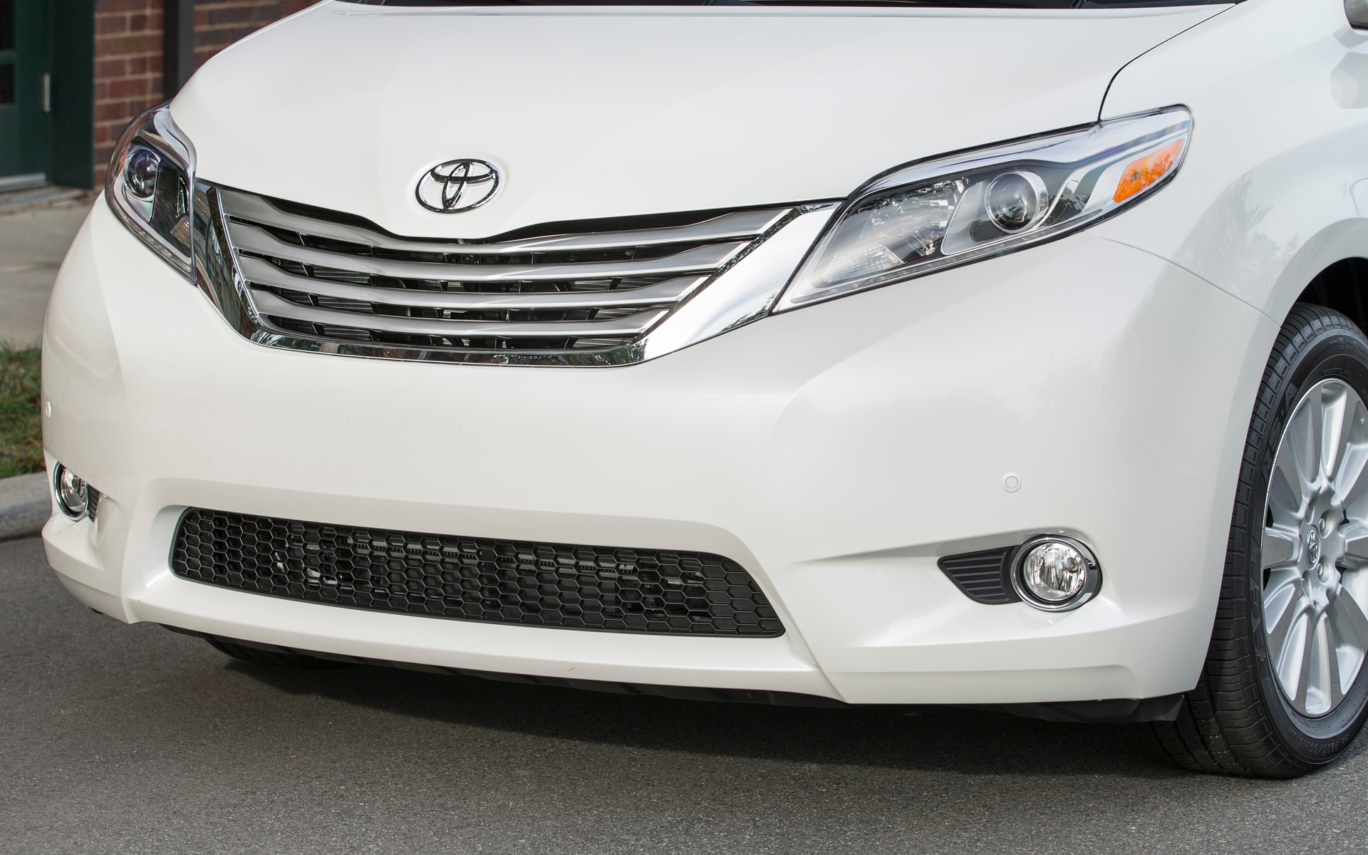 The front grille is the most striking visual aspect.