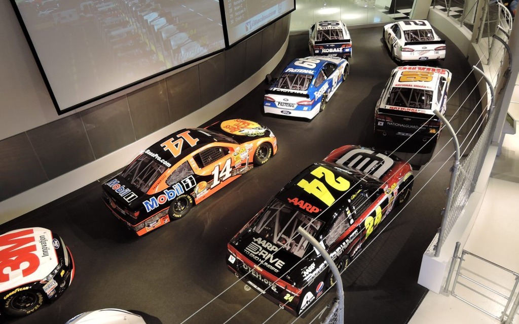 Voici le site de simulation de conduite. L'un des clous de la visite.