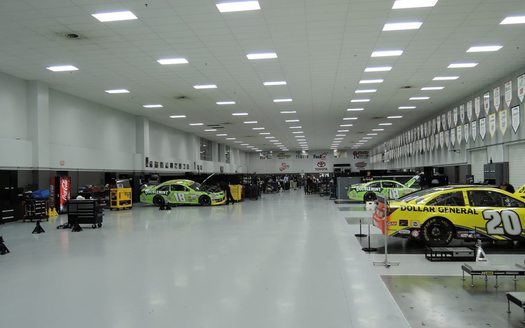 L'atelier principal de Joe Gibbs Racing
