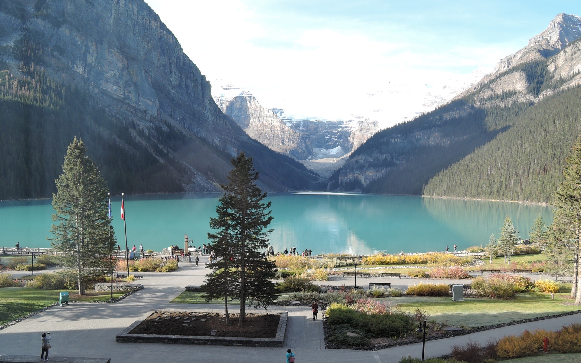 Lake Louise is as charming as ever.