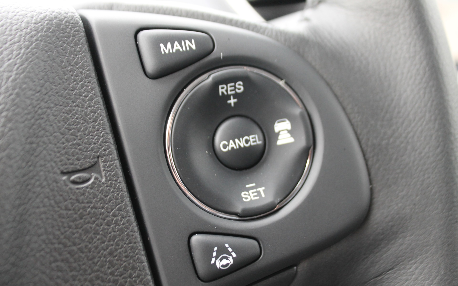 New on the 2015 CR-V Touring: adaptive cruise control!