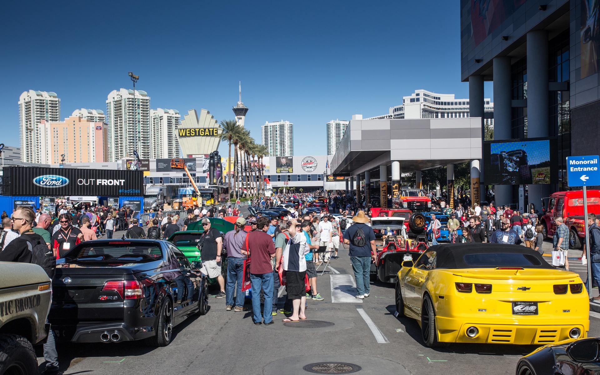Outside Sema Show