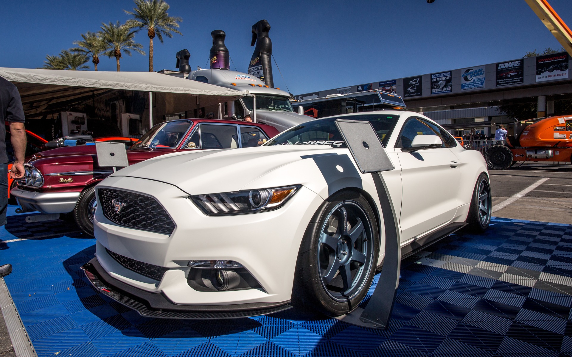 Outside Sema Show