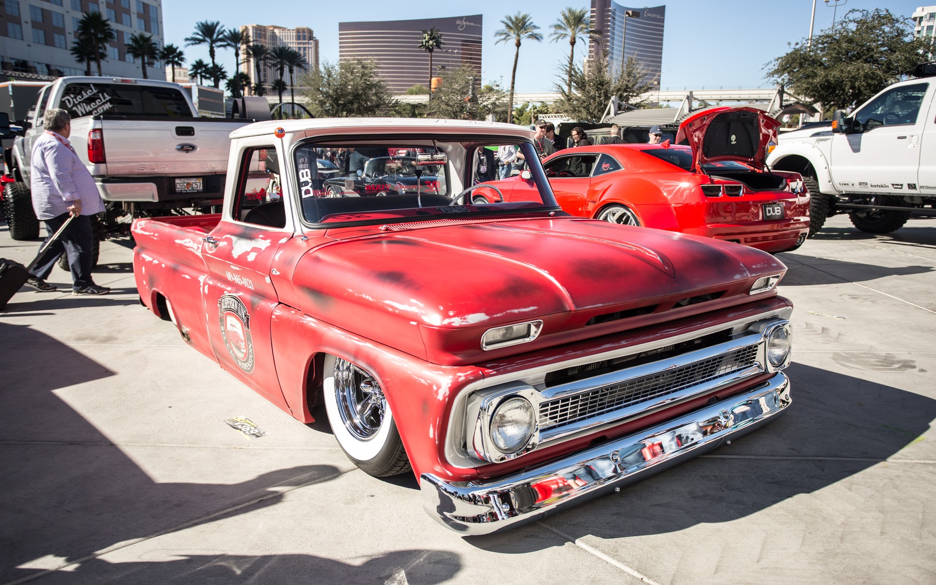 Outside Sema Show