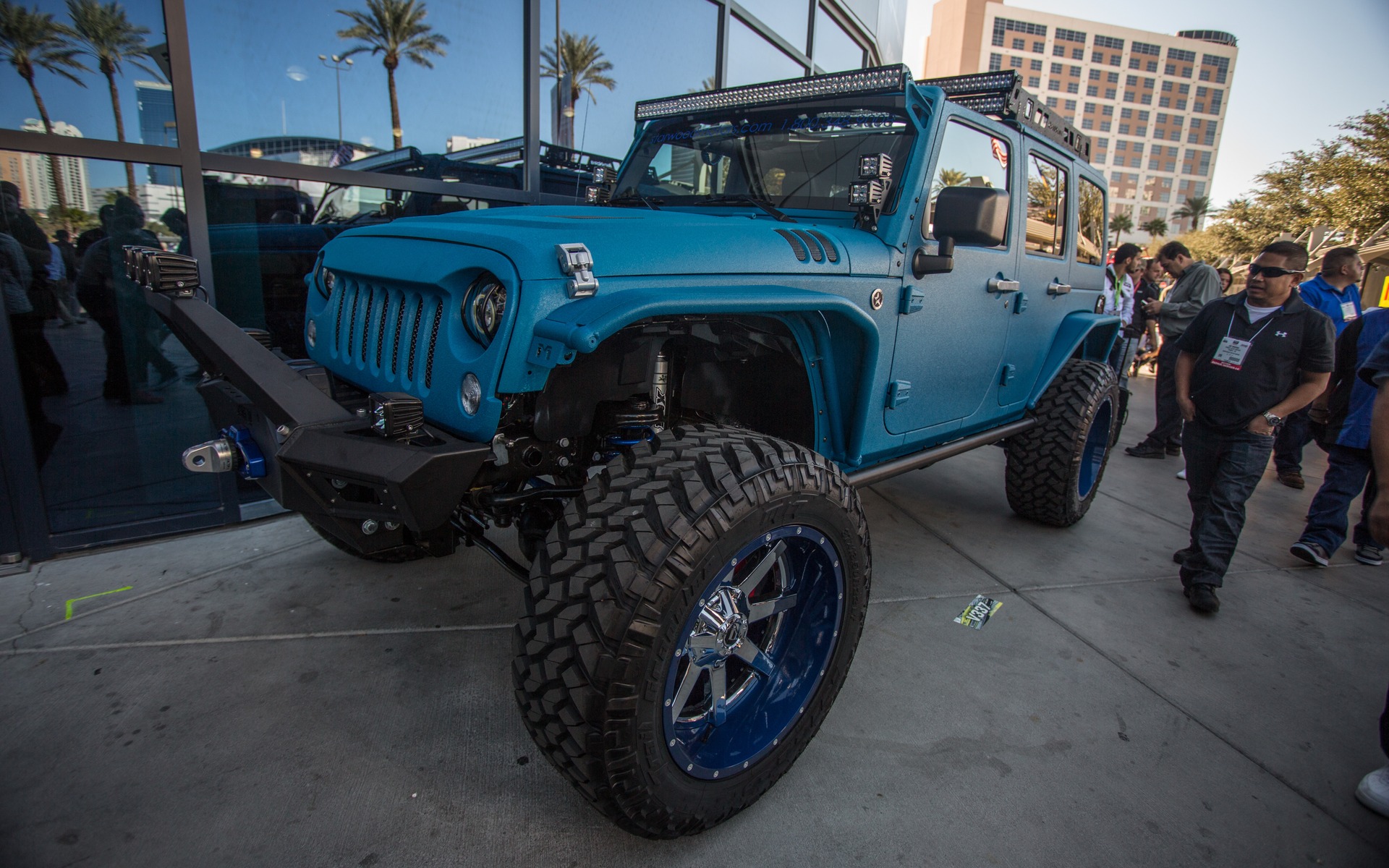Outside Sema Show