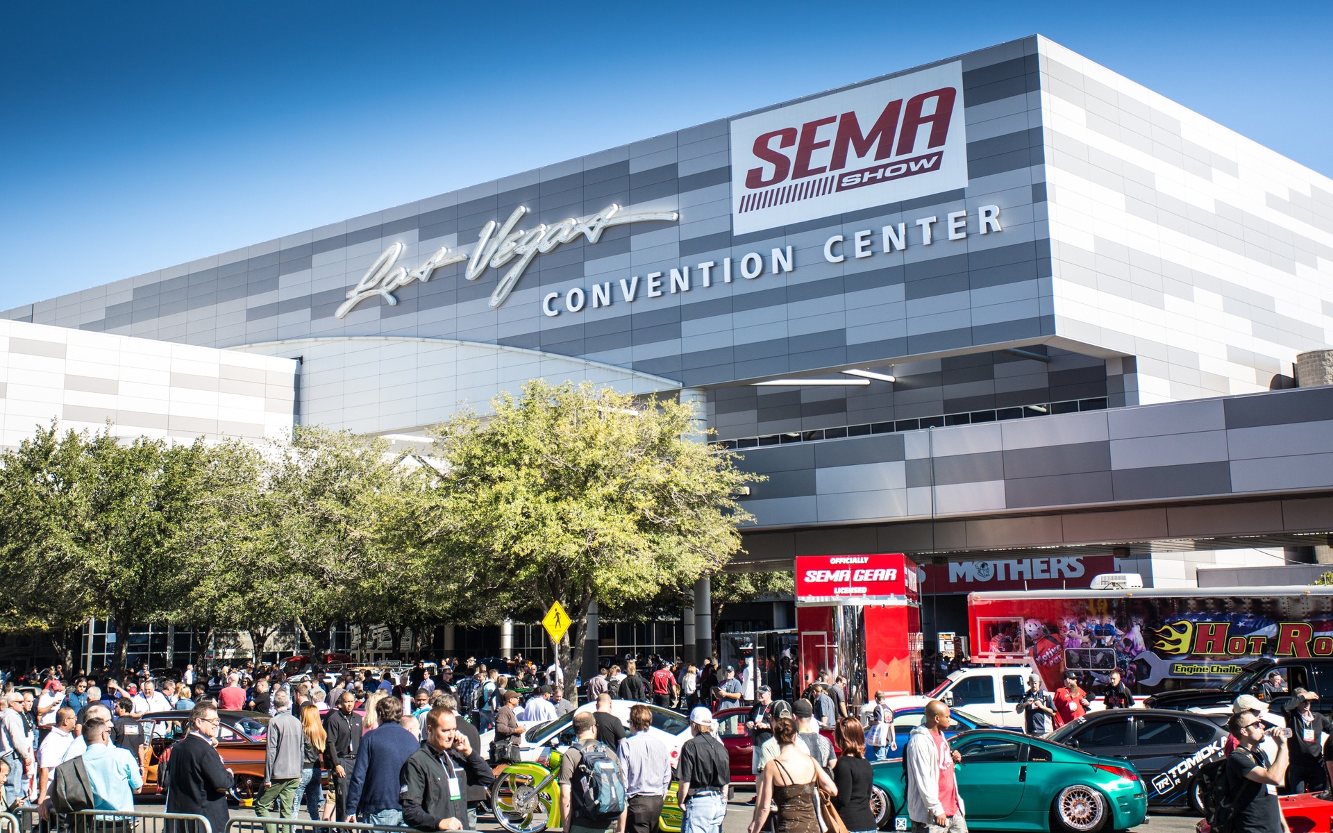 Outside Sema Show