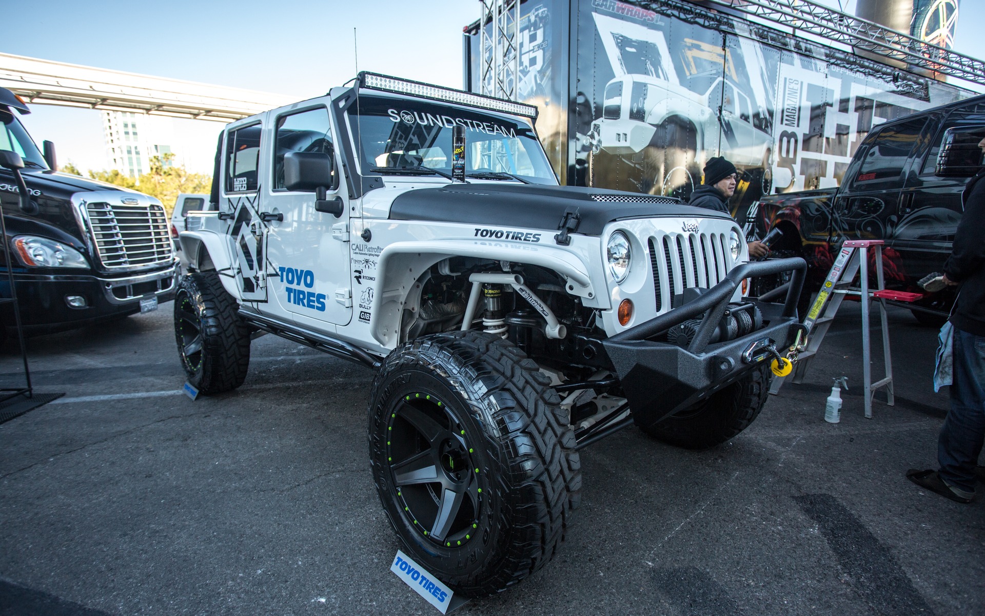 Outside Sema Show