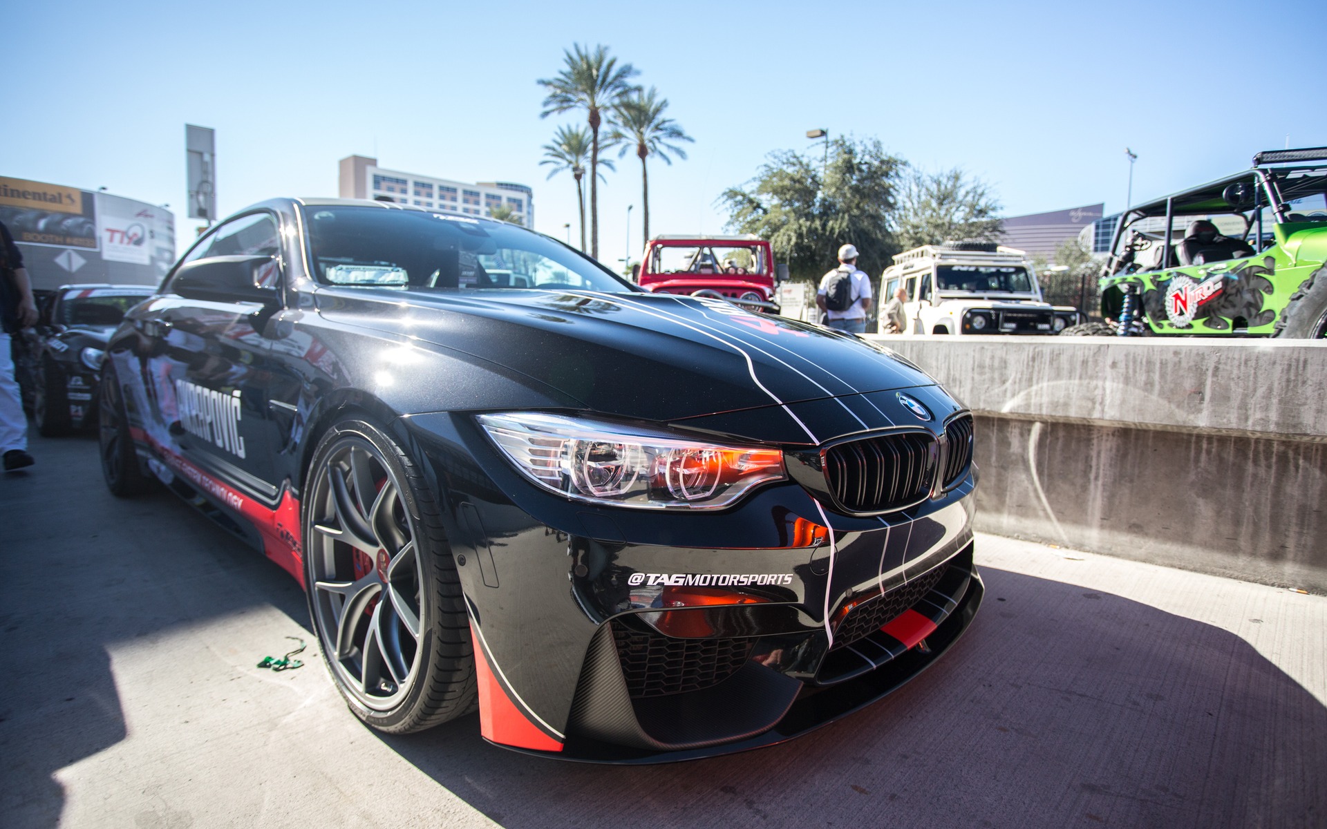 Outside Sema Show