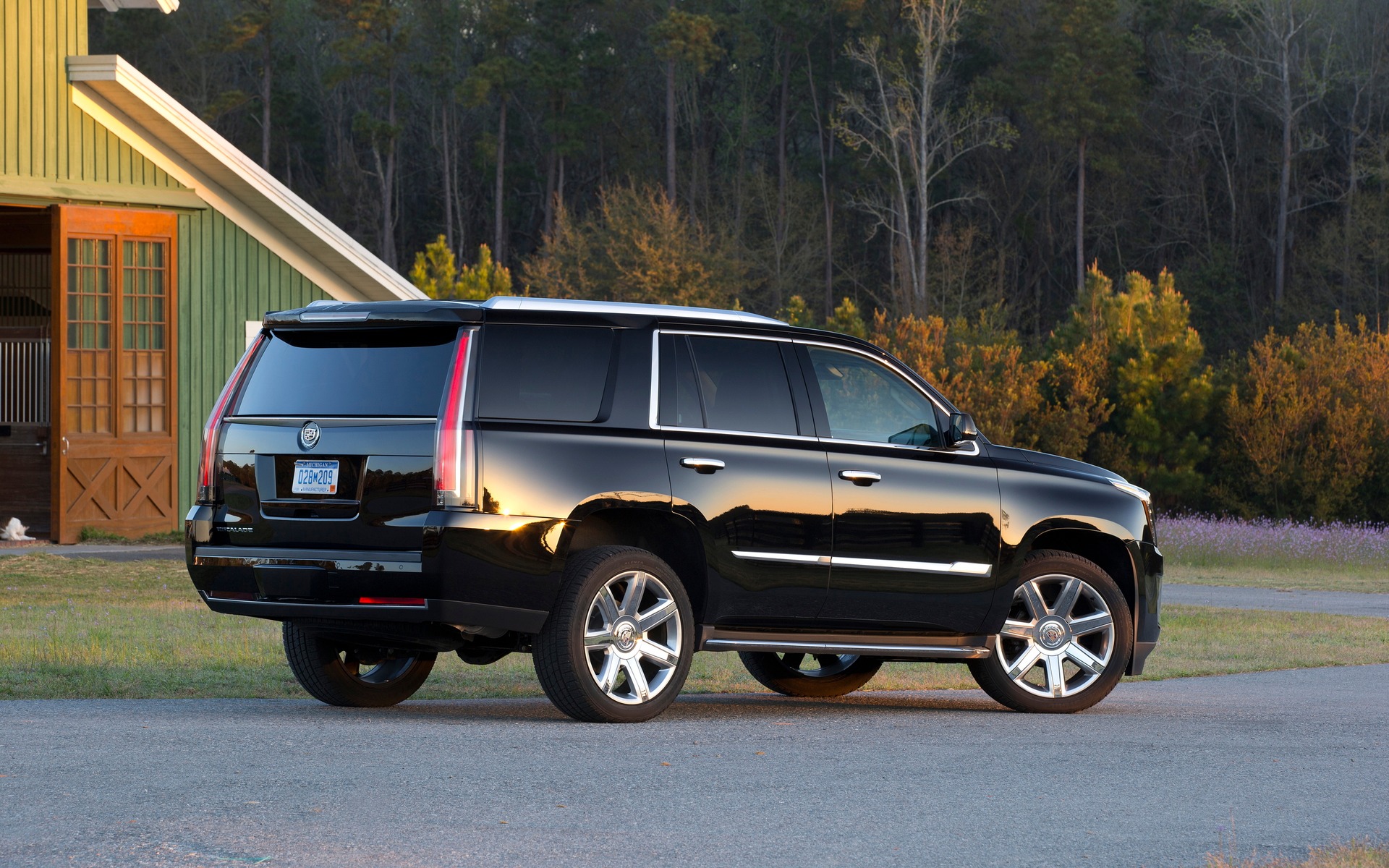 Four-wheel drive is standard with the Escalade.