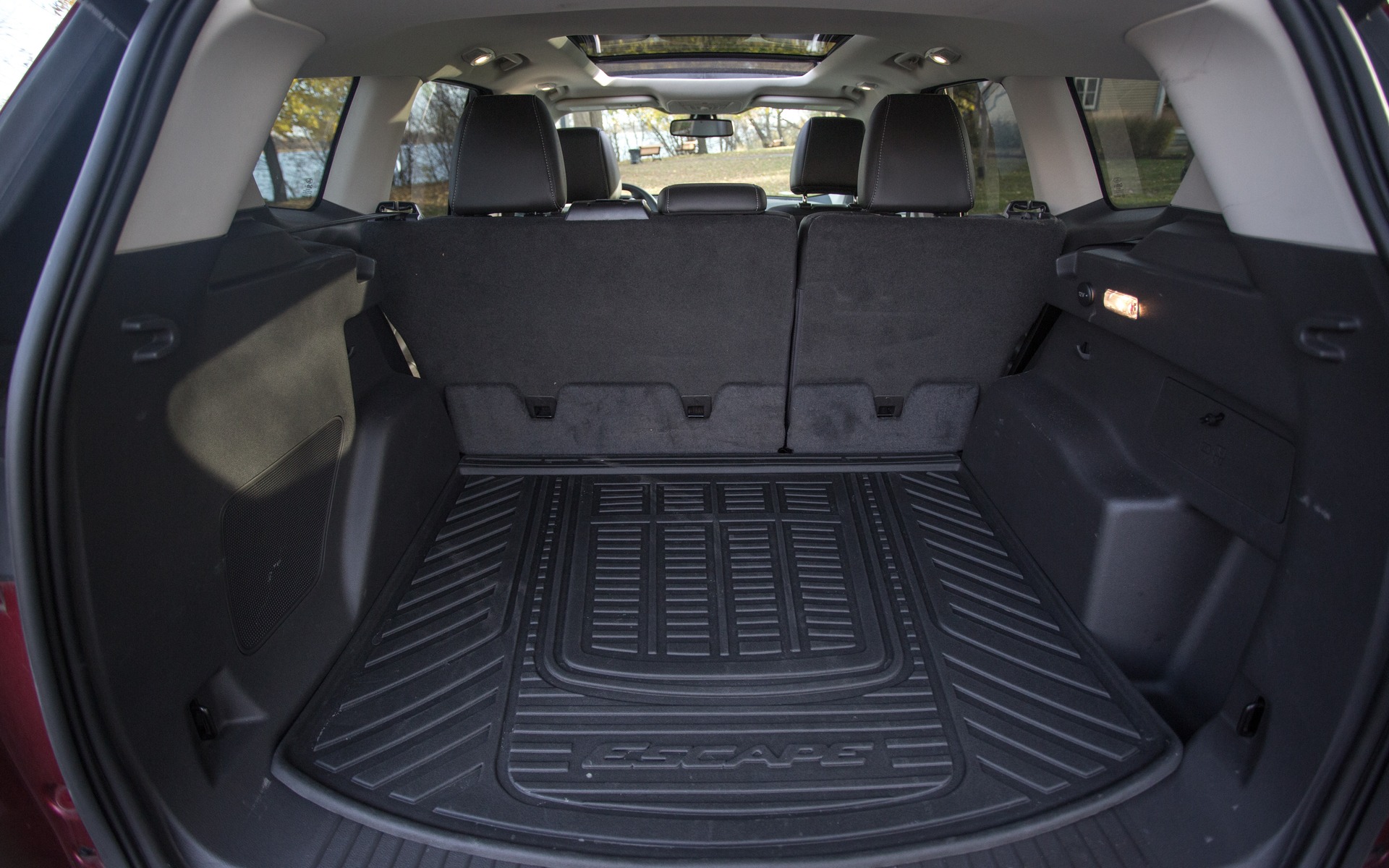 The Ford Escape has a vast cargo area.