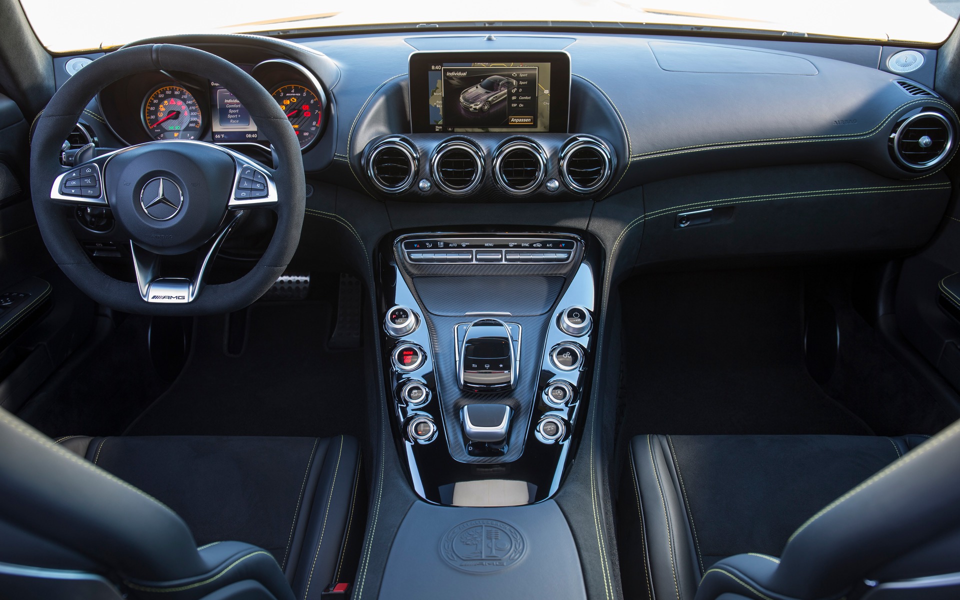 The dash is straightforward and the instrumentation is logical.
