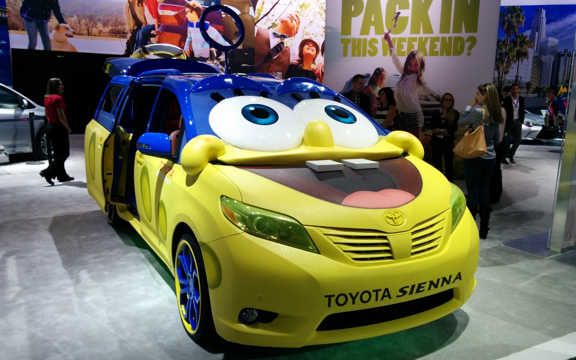 Toyota Sienna Spongebob Edition Blame Nickelodeon The Car Guide