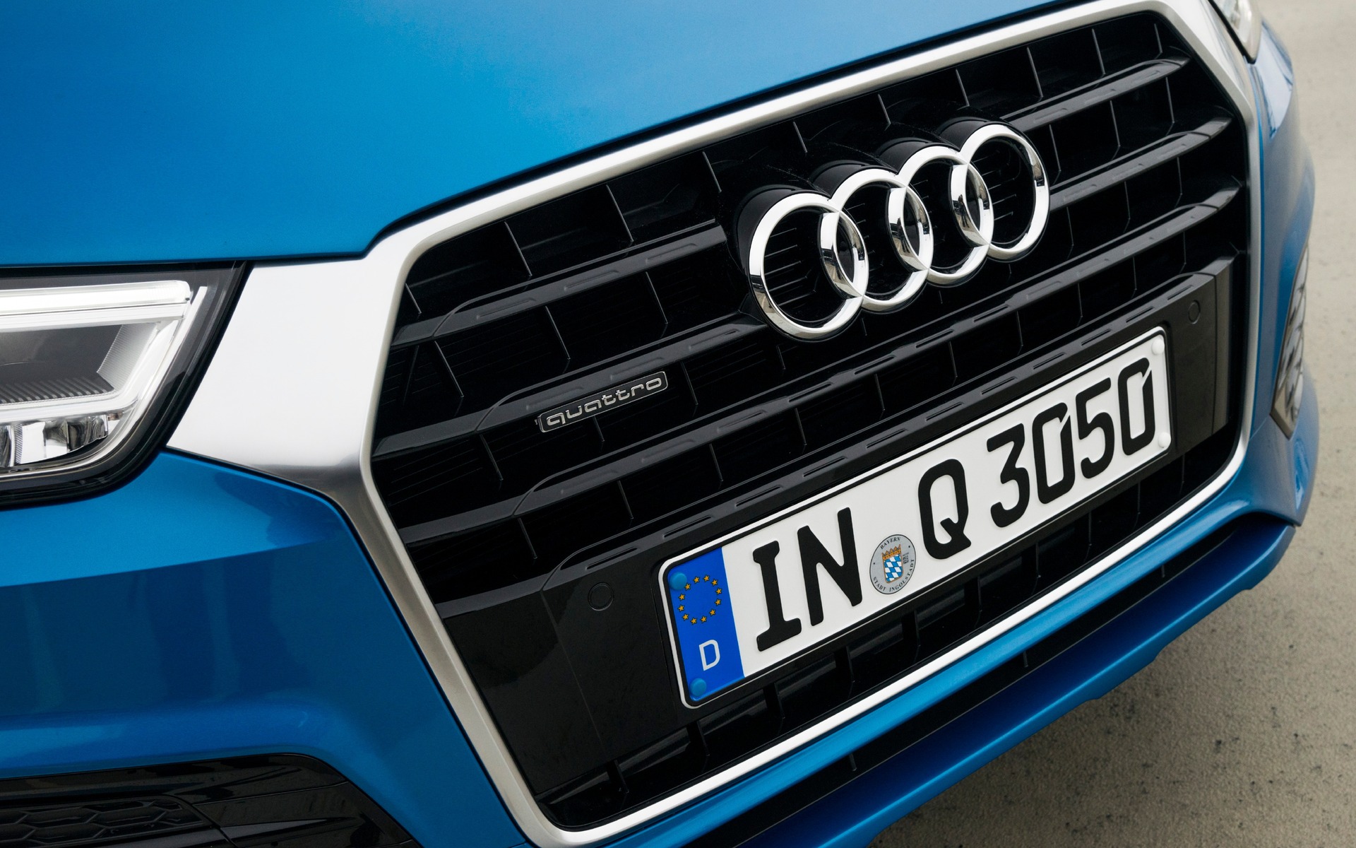 Audi Q3 2016 - Nouvelle calandre Singleframe en relief 