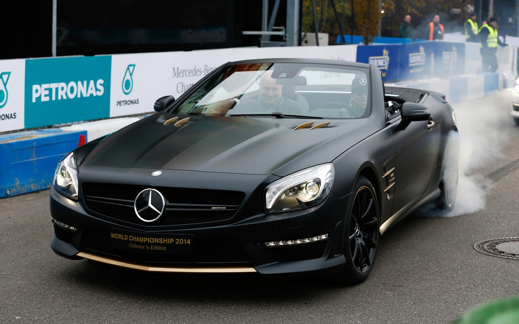 A Mercedes Amg Sl63 To Celebrate The 2014 F1 Championship The